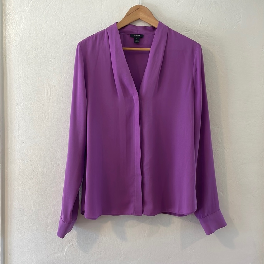 Halogen V-Neck Blouse